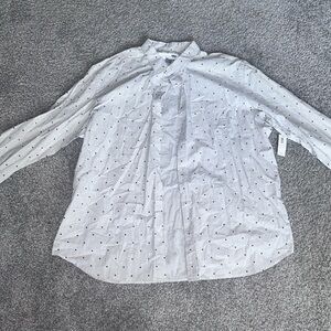 Grey/Burgundy Button Down by Old Navy